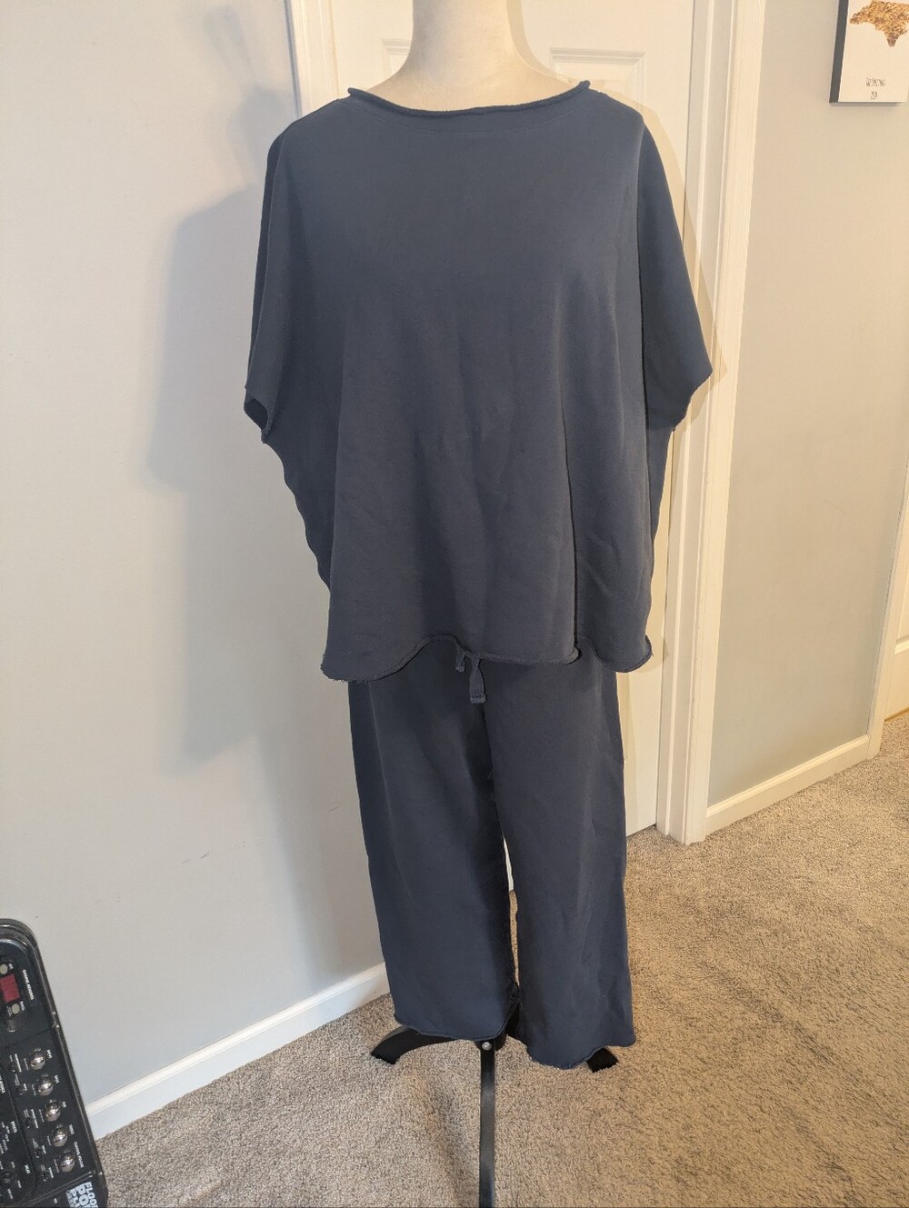 Frank & Eileen Cotton Malibu Travel/Lounge Set Size Medium